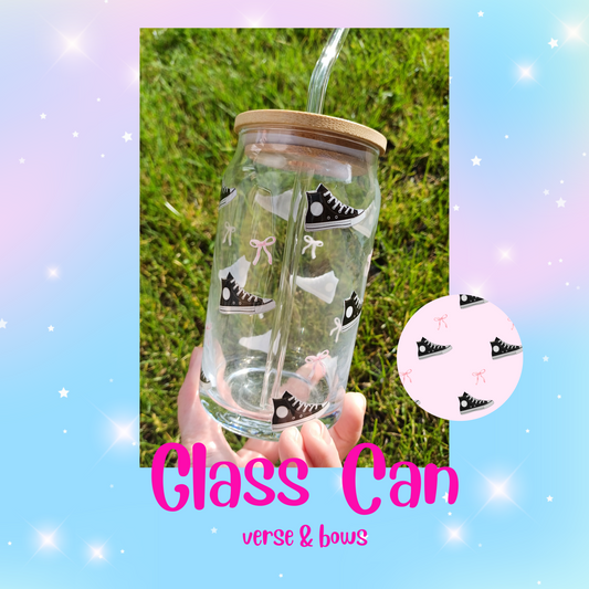 Verse & Bow Glass Can 16oz